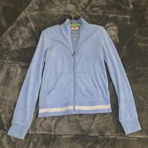 Baby Blue Juicy Couture Tracksuit Zip Up Small